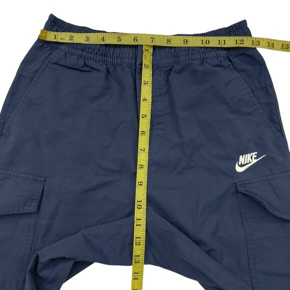 Nike Cargo Jogger Pants Mens Small Navy Lightweight Comfort Athleisure Gym - Picture 10 of 11